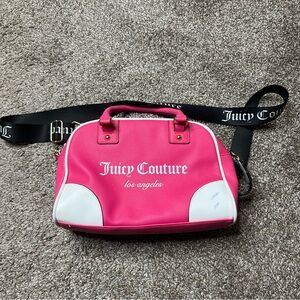 Flawed Juicy Couture Pink Flash Fashionista Sports Bowler Bag Purse